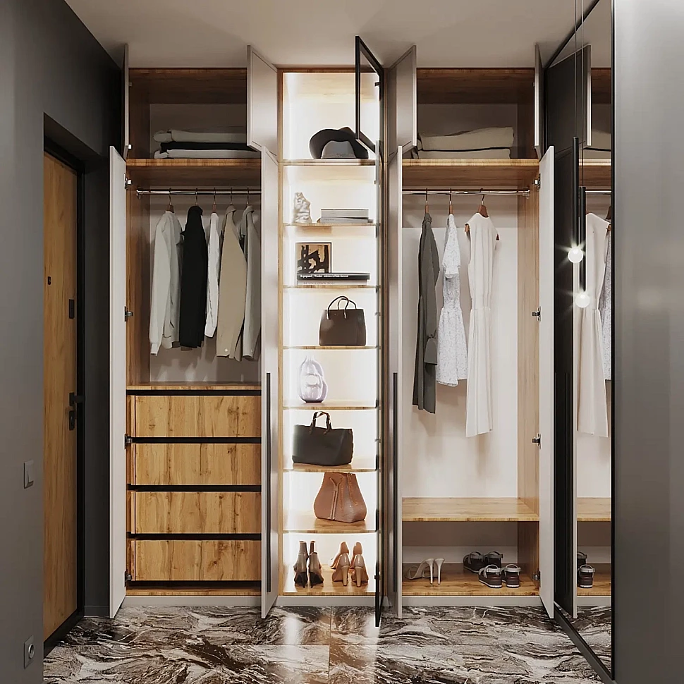 Шкаф 2000 Грей классик шагрень Либерти Шкаф 2000 Грей классик шагрень Либерти