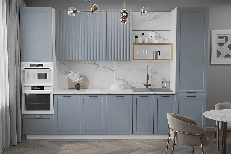 Кухня «Обриета Вельвет Парма 3500 » Кухня «Обриета Вельвет Парма 3500 »