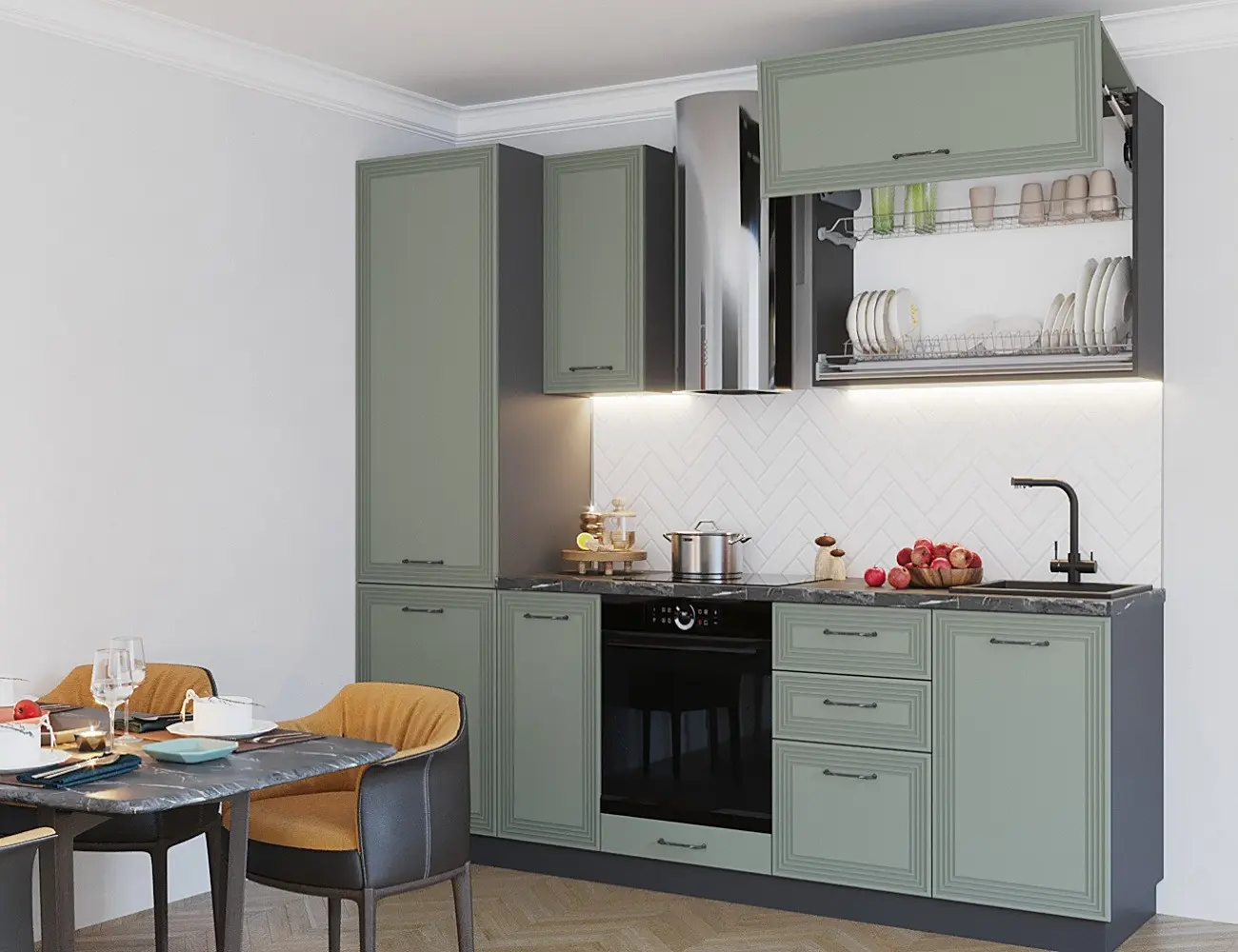  Кухня «Нефрит 2600»