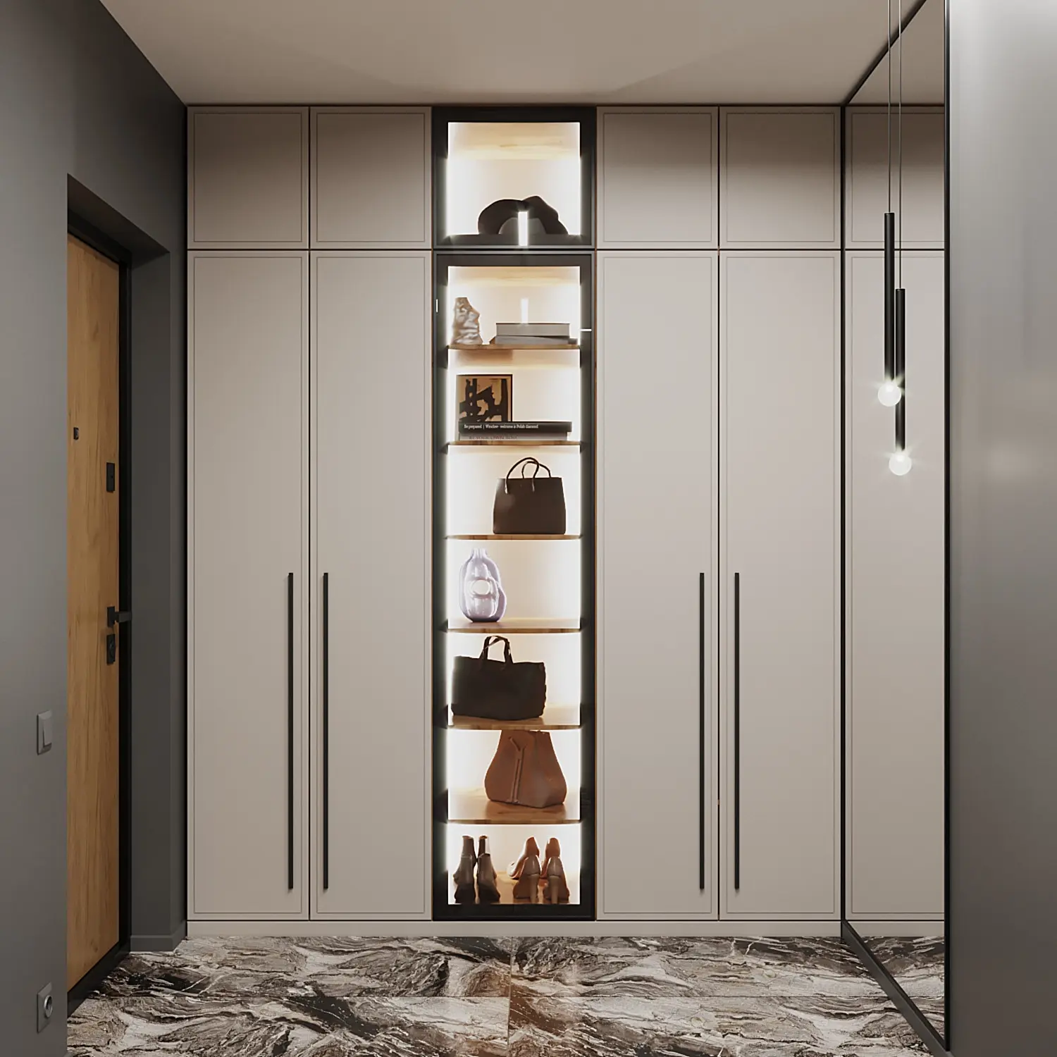 Шкаф 2000 Грей классик шагрень Либерти