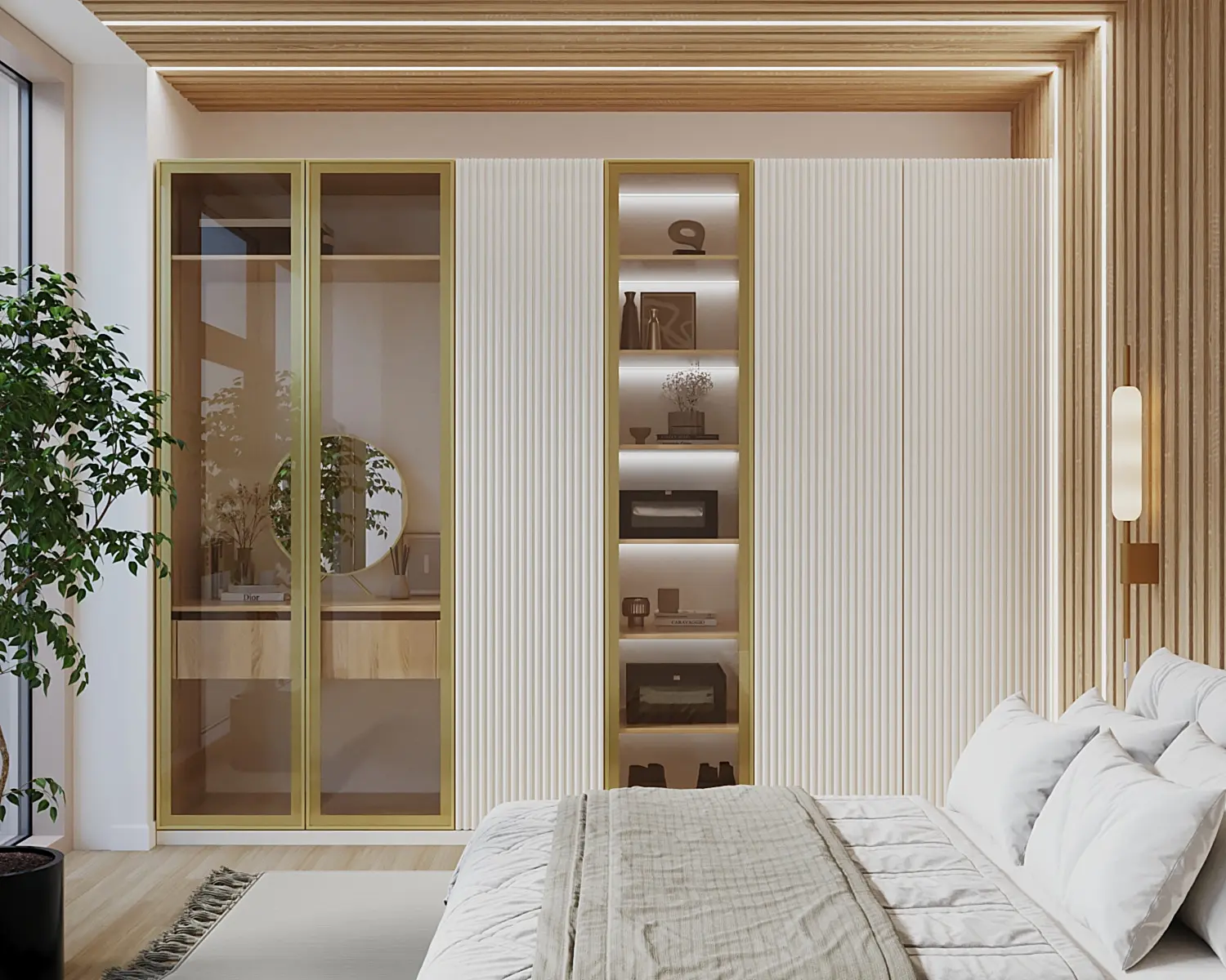 Шкаф 3000 Тальк Вельвет